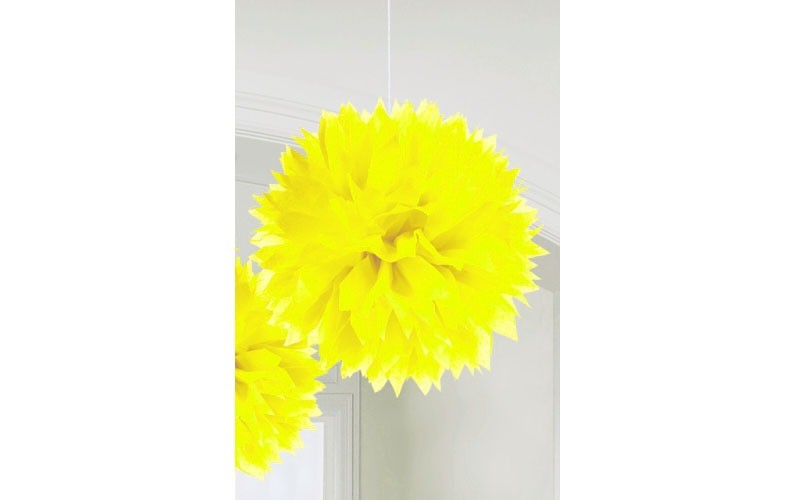 Pompom 30cm Geel afbeelding