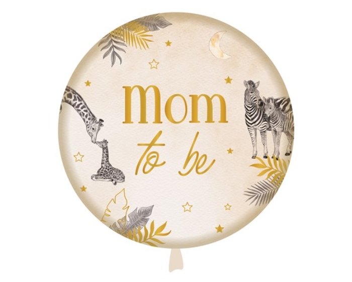 Folieballon Mom to be Nude (45cm) afbeelding