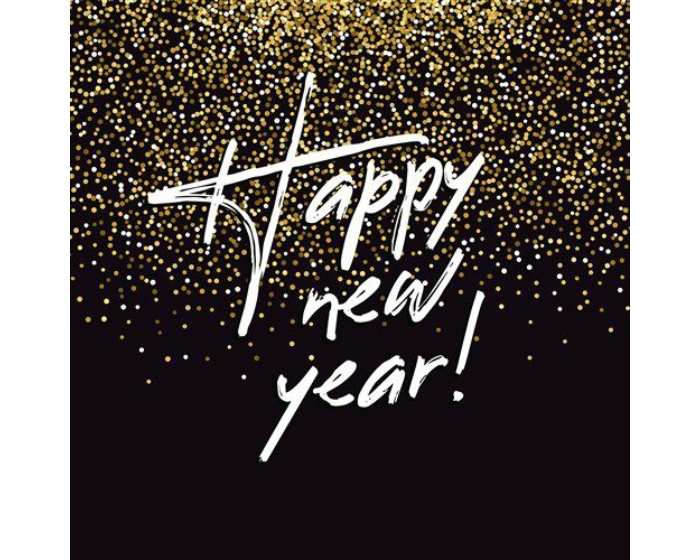 Servetten Happy New Year 25cm (20st) afbeelding