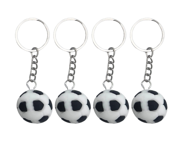 Voetbal Sleutelhanger (4st) afbeelding