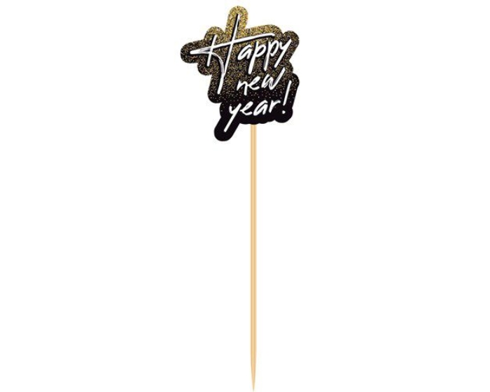 Prikkers Happy New Year (8st) afbeelding