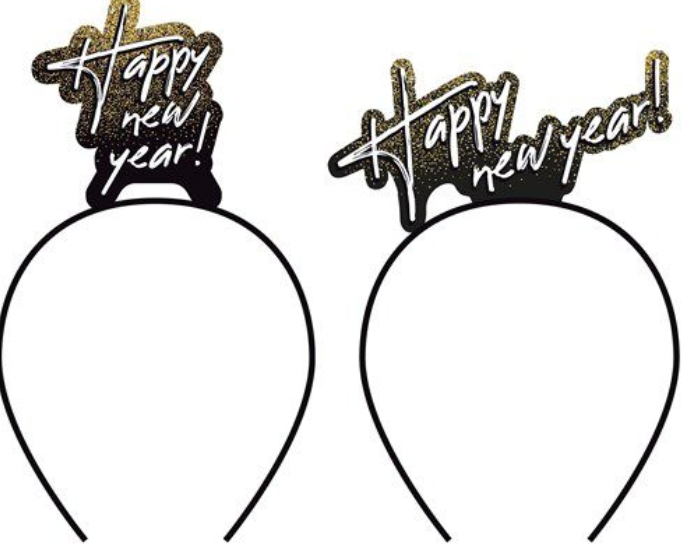 Tiara Happy New Year (4st) afbeelding