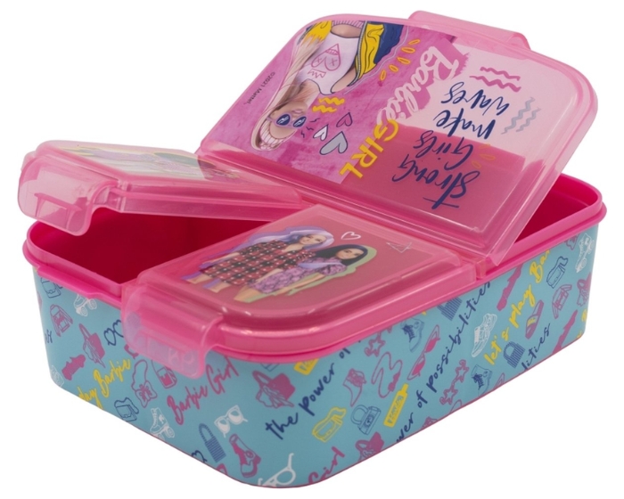 Barbie Broodtrommel 3-Vaks afbeelding