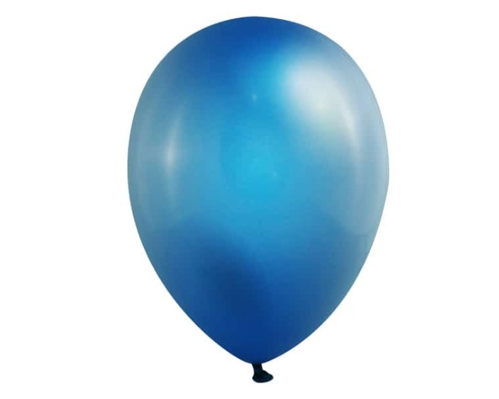 Metallic Ballonnen Donkerblauw (10st) afbeelding