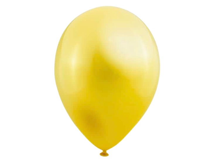Metallic Ballonnen Geel (10st) afbeelding