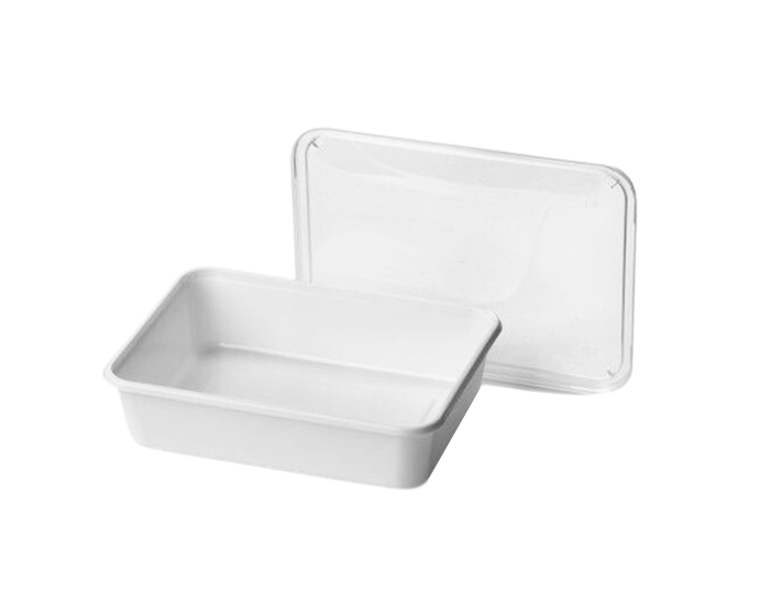 Maaltijdbak 500ml - Wit - 10 stuks afbeelding