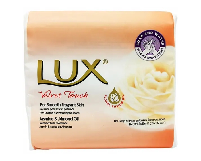 Lux Handzeep Jasmine&Almond Oil 80gr (3st) afbeelding