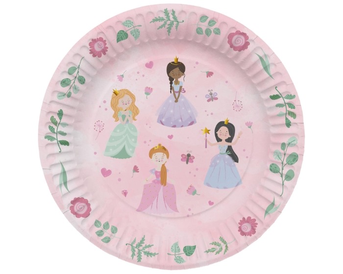 Borden Pretty Princess - 23cm - 8 stuks afbeelding
