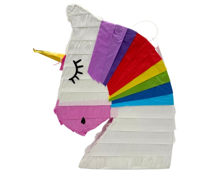 Pinata Unicorn Hoofd - 45cm afbeelding