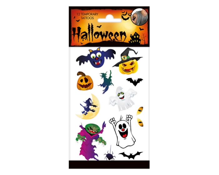 Tattoo Spooky - Halloween (12st) afbeelding