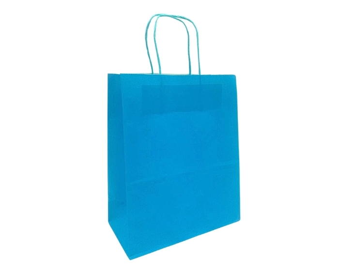Papieren Tassen L Blauw (10st) afbeelding