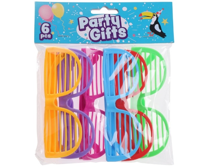 Uitdeelcadeautjes Bril - 6 stuks afbeelding