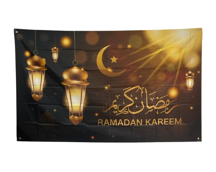 Backdrop Vlag Ramadan Kareem (179x110cm) afbeelding