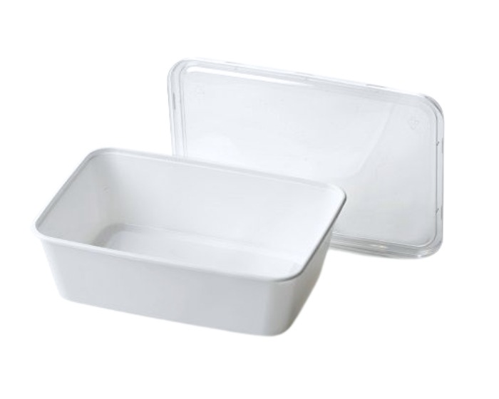 Maaltijdbak 650ml - Wit - 10 stuks afbeelding