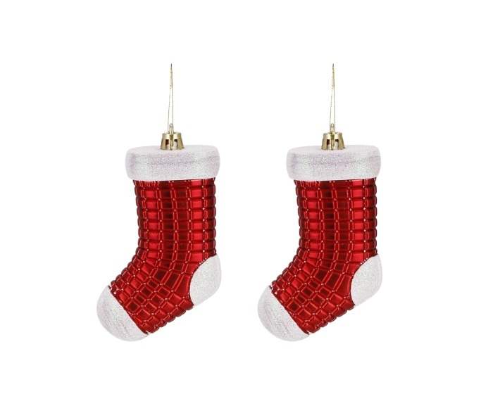Kersthanger Kerstsok - 2 stuks afbeelding