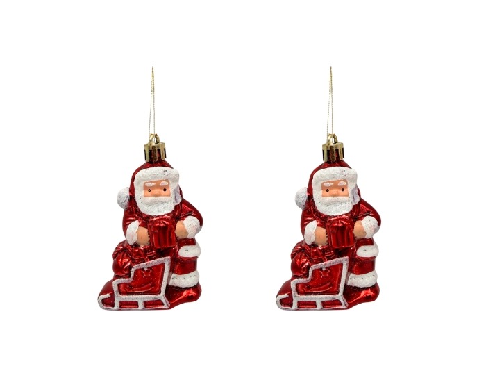 Kersthanger Kerstman - 2 stuks afbeelding