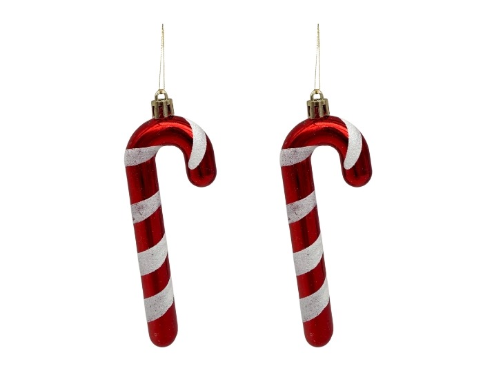 Kersthanger Candy Cane - 2 stuks afbeelding