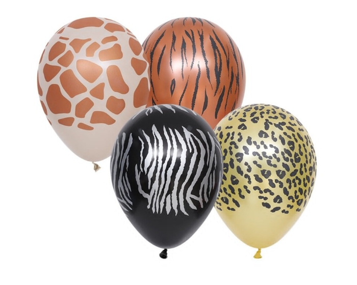 Ballonnen Dieren Safari (12st) afbeelding