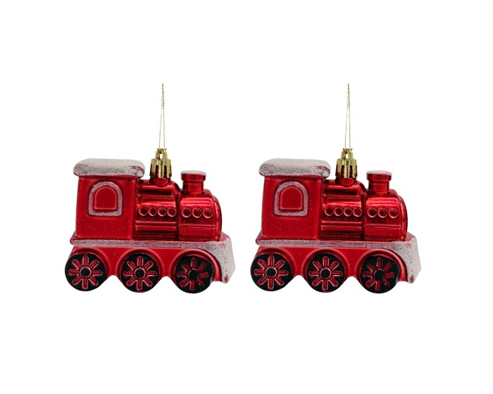 Kersthanger Trein - 2 stuks afbeelding