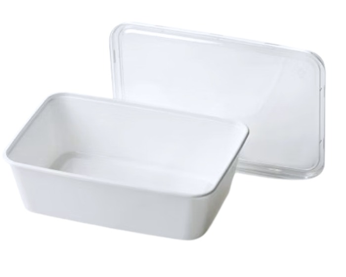 Maaltijdbak 750ml - Wit - 50 stuks afbeelding