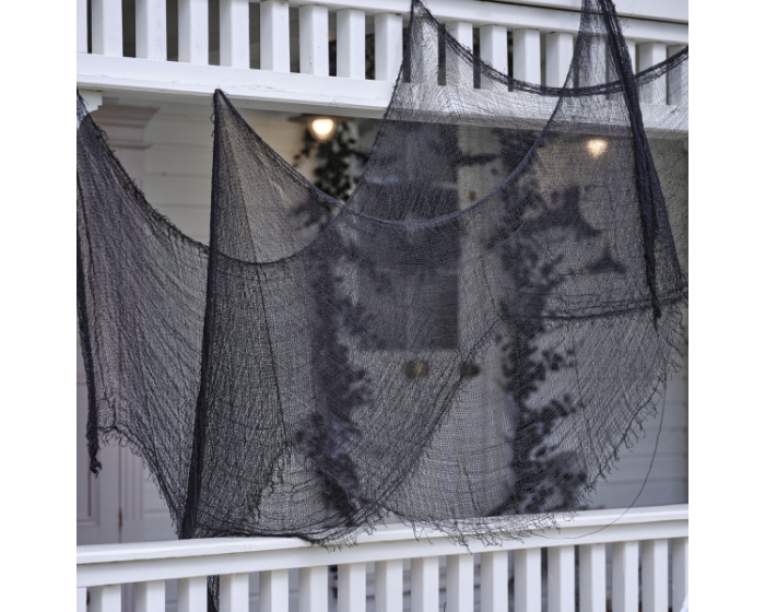 Zwarte Stof Halloween Backdrop Ginger Ray afbeelding