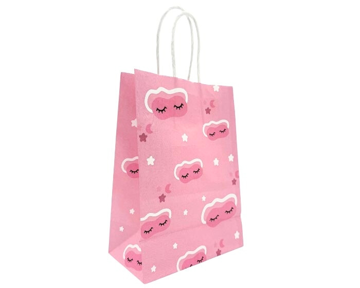 Cadeautasjes Pamper Party Roze - 6 stuks afbeelding