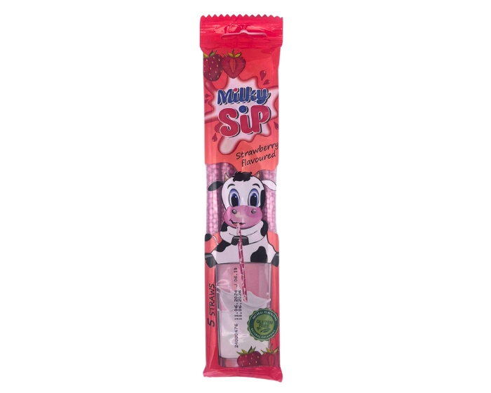 Milky Sip Aardbei 6gr (5st) afbeelding