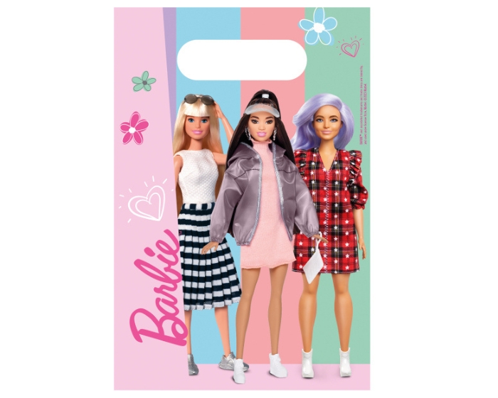 Uitdeelzakjes Barbie Sweet Life (8st) afbeelding