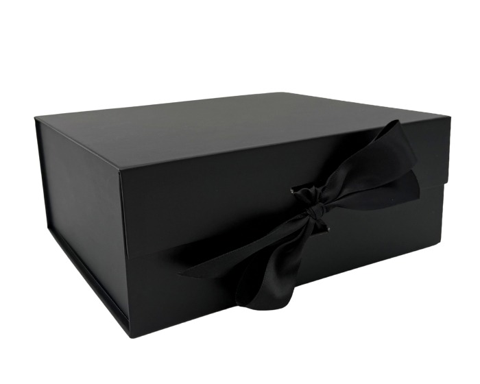 Luxe Cadeaudoos Groot Zwart - 28,2x20,2x9,2cm afbeelding