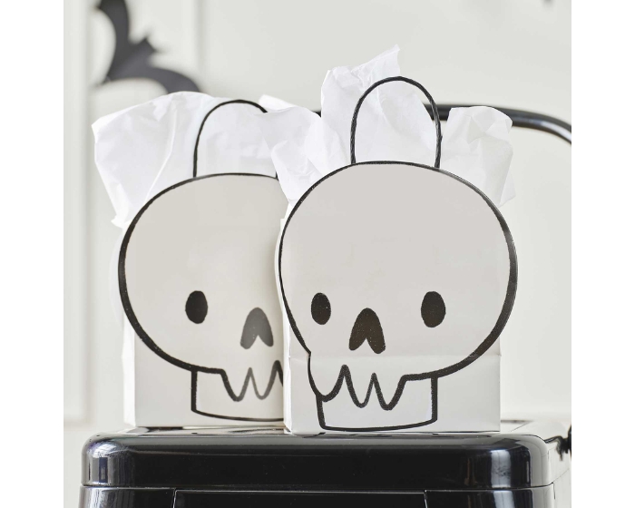 Cadeautasjes Doodskop Halloween Ginger Ray (6st) afbeelding