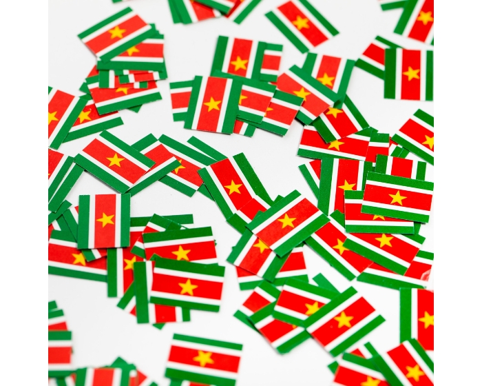 Tafelconfetti Suriname (150st) afbeelding