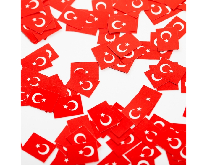 Tafelconfetti Turkije (150st) afbeelding