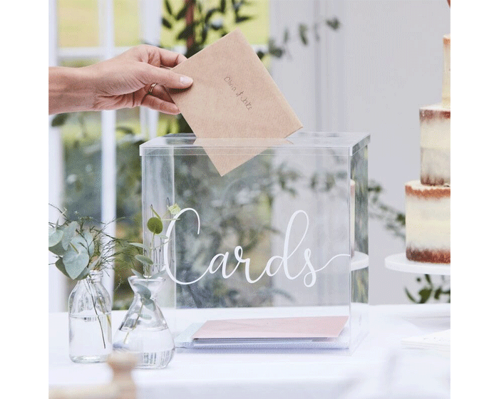 Acryl Enveloppendoos Wedding Ginger Ray afbeelding