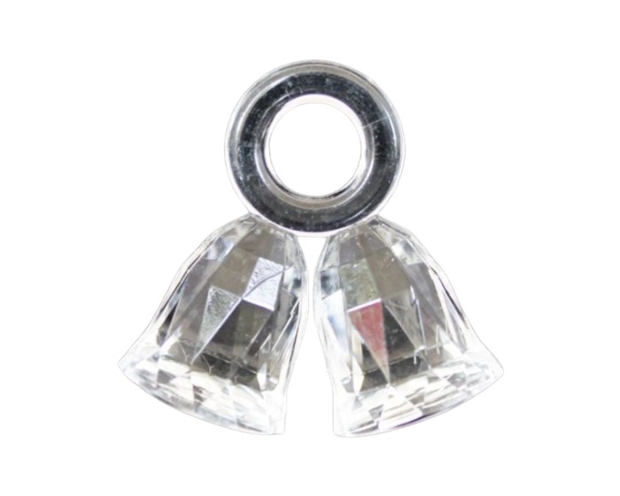 Acryllen Klokken Wit - 12 stuks afbeelding