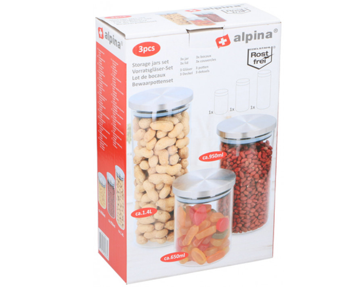 Alpina Bewaarpottenset (3st) afbeelding