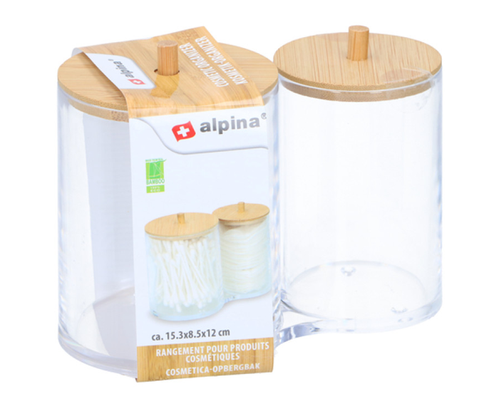 Alpina Cosmetica Organizer 2-vaks afbeelding