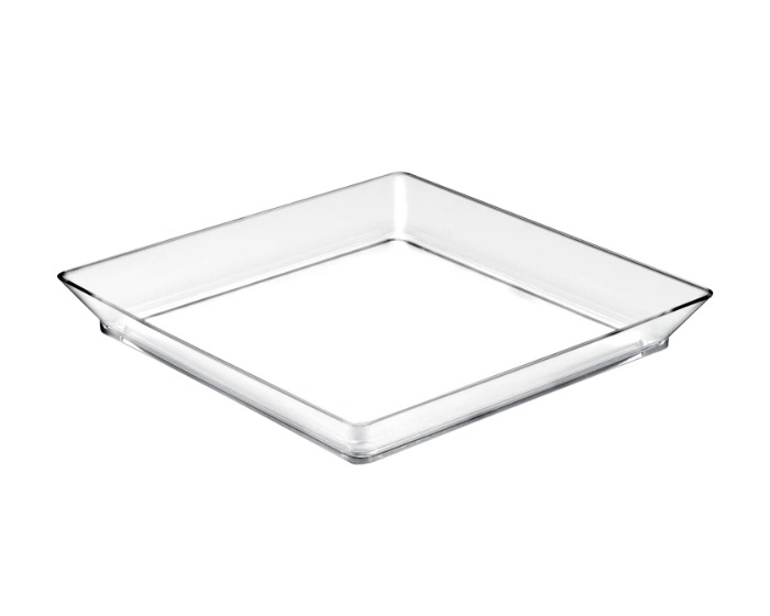 Amuse Bordje Vierkant Transparant– 130cc – 12 stuks afbeelding