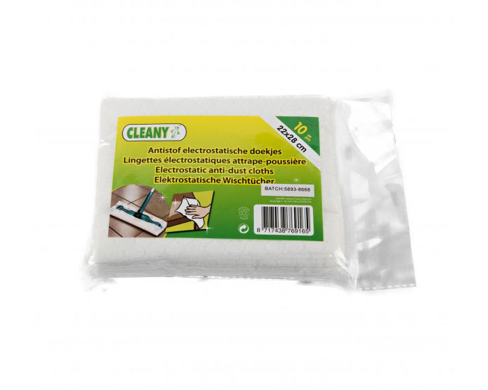 Antistof Electrostatische Doekjes Cleany (10st) afbeelding