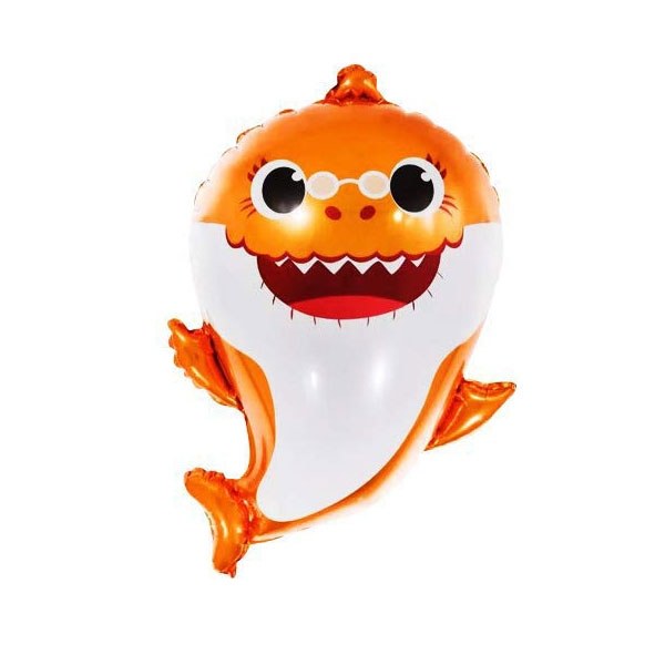 HELIUM Fballon Baby Shark Oranje (alleen afhalen) afbeelding