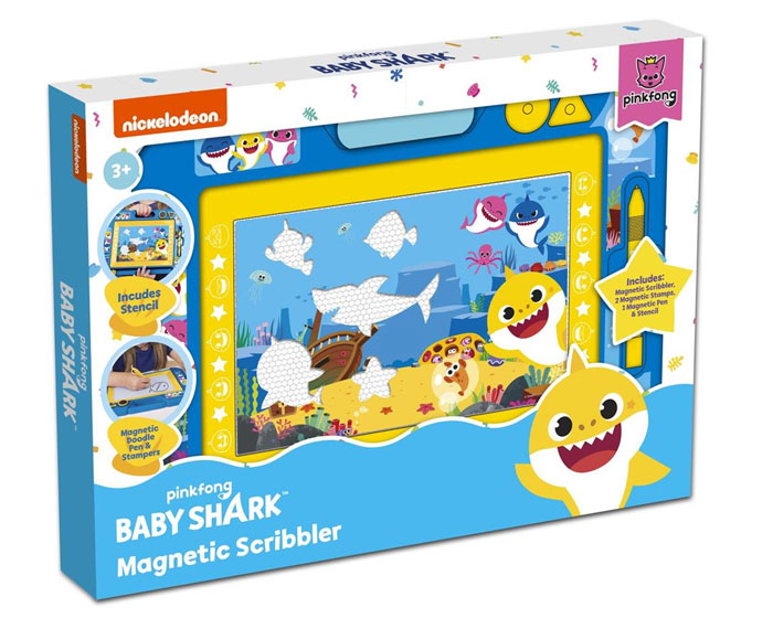 Magnetisch Tekenbord Baby Shark afbeelding