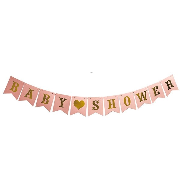 Slinger Babyshower Roze&Goud afbeelding