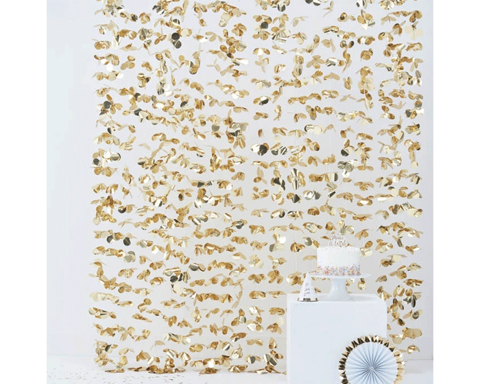 Backdrop Bloemen Goud Ginger Ray afbeelding