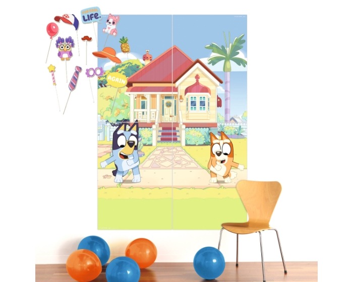 Bluey Wanddecoratie&Photo Props (2st) - 141,2x203,6cm afbeelding