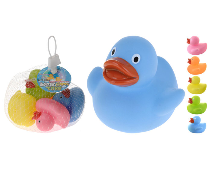 Badeendjes Gekleurd (12st) afbeelding