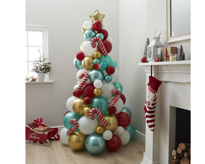 Ballonnen Kerstboom set Ginger Ray afbeelding