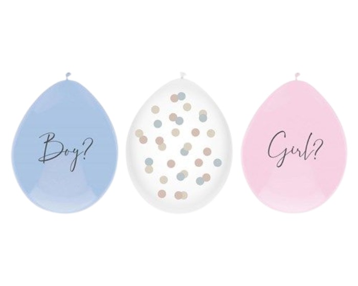 Ballonnen Gender Reveal - 30cm - 6 stuks afbeelding