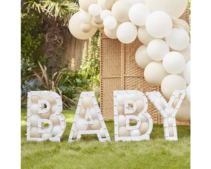 Ballonnen Mozaïek Standaard BABY Ginger Ray afbeelding