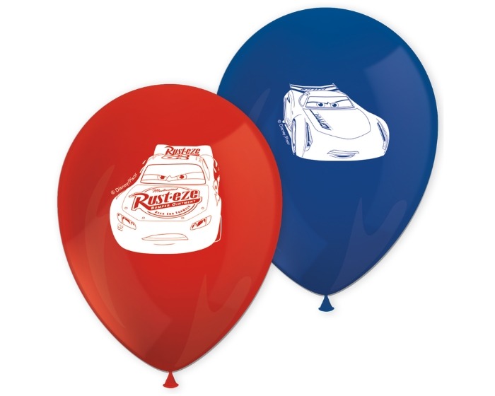 Ballonnen Cars - 8 stuks afbeelding