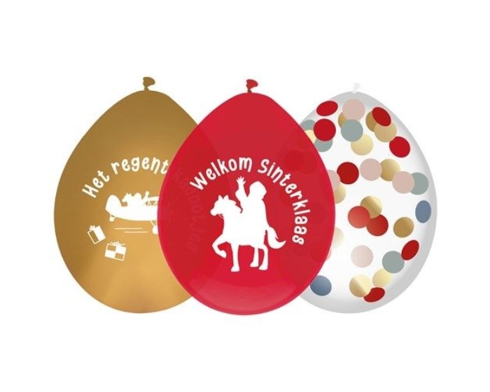 Ballonnen Sint&Co. - 30cm - 6 stuks afbeelding