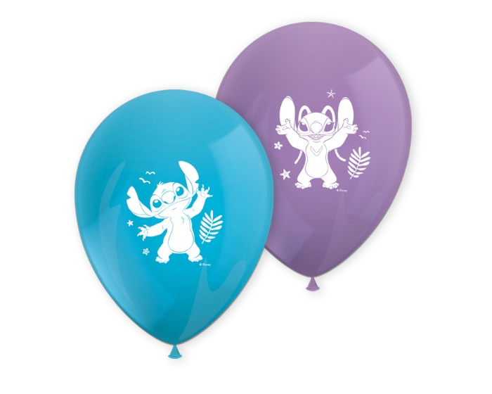 Ballonnen Stitch&Angel - 8 stuks afbeelding